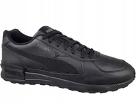 Buty sportowe męskie - Puma Graviton Sl 2 395378 01 Buty Męskie Codzienne Czarne Skóra Ekologiczna - miniaturka - grafika 1