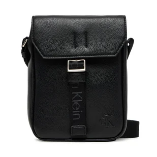 Saszetka Calvin Klein Cargo Flap Reporter LV04D3131G Czarny - Torby męskie - miniaturka - grafika 1