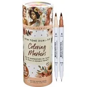 Przybory szkolne - Markery dwustronne cieliste Dual-Tip 24 kolory Peter Pauper Press - miniaturka - grafika 1