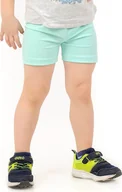 Spodenki damskie - Krótkie spodenki chłopięce Kolarki dziecięce Getry 1/2 Szorty Miętowe 140 - miniaturka - grafika 1