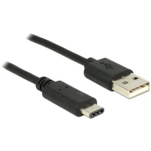 Delock Kabel USB Delock USB 2.0 - Typ A - Typ C -1 m - czarny - 83600 - Kable USB - miniaturka - grafika 1
