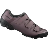 Buty rowerowe - SHIMANO MTB - Buty rowerowe SH-XC100 Woman, mahoń - miniaturka - grafika 1