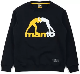 Manto Bluza Classic 20 Czarna - Bluzy sportowe męskie - miniaturka - grafika 1