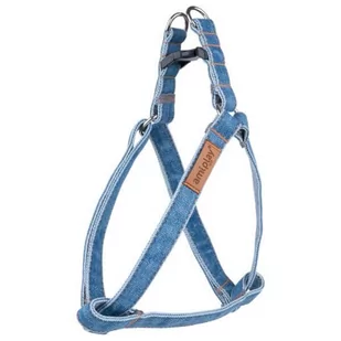 Szelki regulowane z taśmy Denim Jeans - rozm. XL - Szelki dla psów - miniaturka - grafika 1