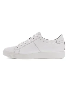 Ecco Skórzane sneakersy w kolorze białym - Trampki damskie - miniaturka - grafika 1