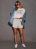 Spodenki damskie - LA Angels Szorty w kolorze szarym - miniaturka - grafika 1