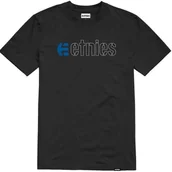 Koszulki męskie - t-shirt ETNIES ECORP TEE BLACK/BLUE/WHITE - miniaturka - grafika 1