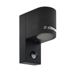 Lampa Ogrodowa Kinkiet Elewacyjny Z Czujnikiem Ruchu Vira 1 Pir Gu10 Czarny Ip44 Edo777376 Edo - Lampy ogrodowe - miniaturka - grafika 1