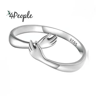 Pierścionek srebrny 925 dłonie miłość do Pandora Apart srebro Boamer - Pierścionki - miniaturka - grafika 1