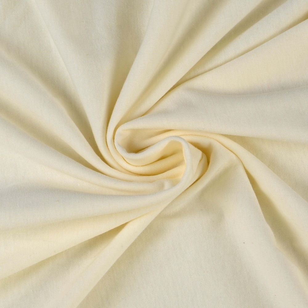 Kvalitex Jersey prześcieradło dziecięce kremowe 60x120cm