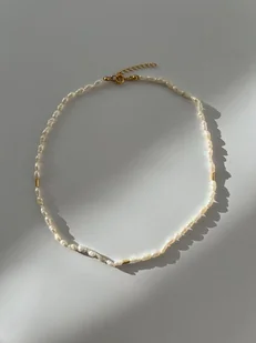 Choker z pereł naturalnych hodowlanych - Naszyjniki - miniaturka - grafika 1