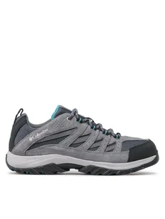 Columbia Trekkingi Crestwood BL4595 Szary - Buty trekkingowe damskie - miniaturka - grafika 1
