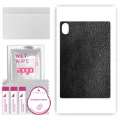 Akcesoria do tabletów i e-booków - Folia naklejka skórka strukturalna na TYŁ do Huawei MatePad SE 11 2024 - Skóra Czarna - apgo SKINS - miniaturka - grafika 1