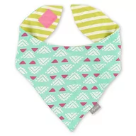 Apaszki i szaliki damskie - Sigikid Wendehalstuch odwracalny szalik dla dziewczynki, Türkis/Gemustert/Wildlife, rozmiar uniwersalny - miniaturka - grafika 1