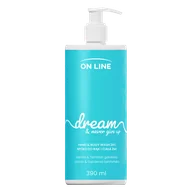 Mydła - On Line Dream, mydło w płynie do rąk i ciała 2w1, jaśmin i gardenia, 390 ml - miniaturka - grafika 1