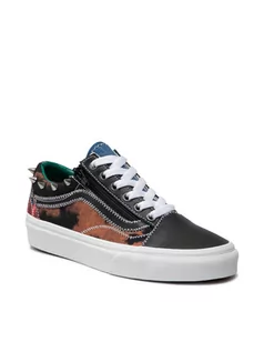 Trampki damskie - Vans Trampki Old Skool Zip VN0A34939GB1 Czarny - grafika 1