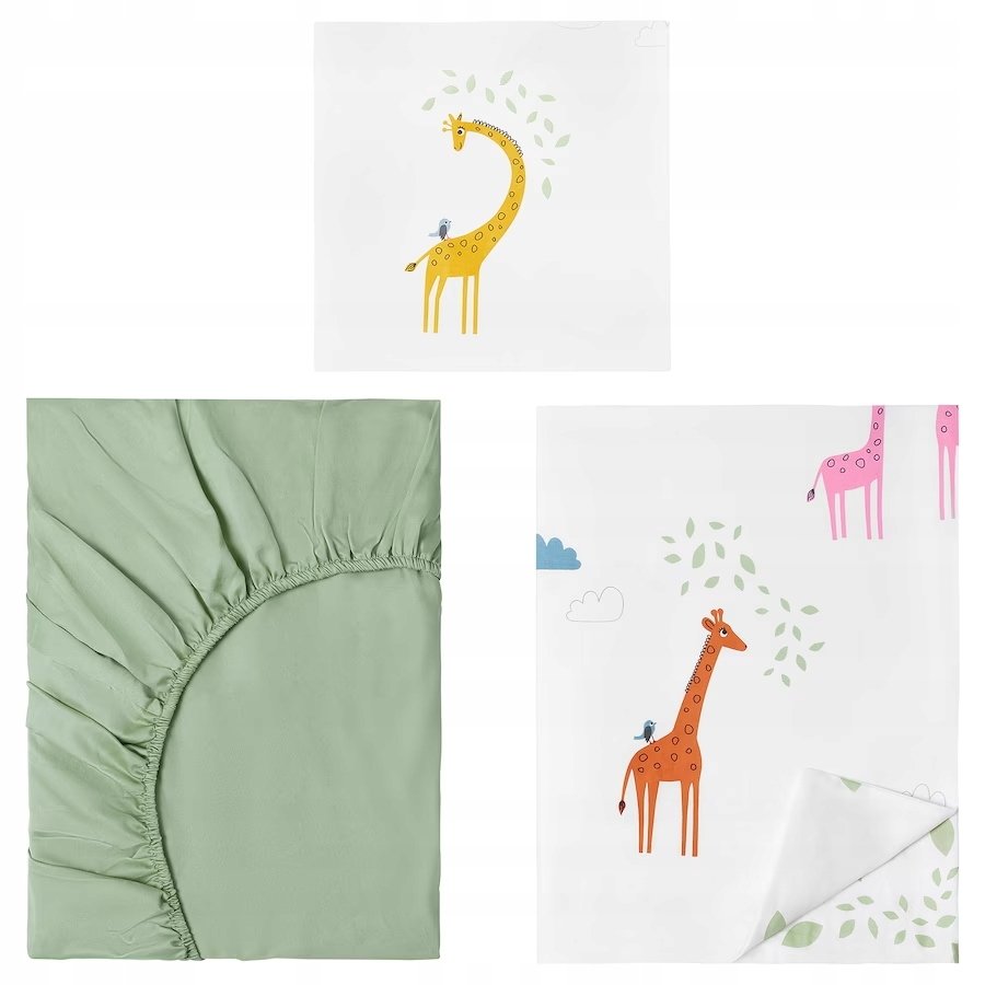 Komplet pościeli Ikea 150 x 200 cm zielony