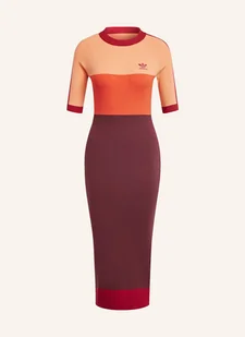Adidas Originals Sukienka Z Dzianiny rot - Sukienki - miniaturka - grafika 1