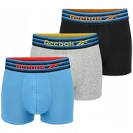 Majtki męskie - Bokserki majtki męskie bawełniane 3 pary REEBOK TRUNK KENT - miniaturka - grafika 1