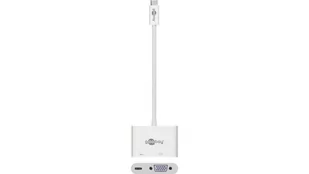 goobay Adapter USB-C na VGA + USB-C PowerDelivery USBCVGAPD - Złącza, przejściówki, adaptery - miniaturka - grafika 2