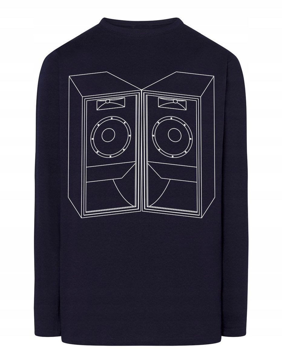 Longsleeve męski nadruk Kolumny Głośniki r.XXL