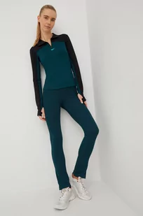 Reebok bluza sportowa Tech Style damska kolor zielony wzorzysta - Bluzy damskie - miniaturka - grafika 1