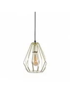 Lampy sufitowe - TK Lighting Lampa wisząca Brylant Gold 2787 nowoczesna oprawa w kolorze złotym - miniaturka - grafika 1