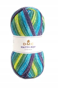 Włóczka DMC Knitty Pop kol. 482 Niebiesko-Zielony . - Pasmanteria - miniaturka - grafika 1