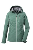 Kurtki damskie - Killtec Damska kurtka softshell / kurtka outdoorowa z kapturem KOS 89 WMN SFTSHLL JCKT; pistacja, 36, 39138-000 - miniaturka - grafika 1