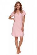 Piżamy ciążowe - Doctor nap TCB 9505 sweet pink damska koszula nocna - miniaturka - grafika 1