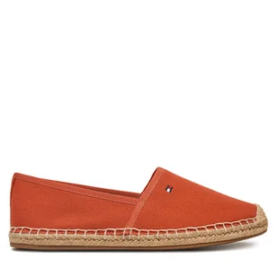Espadryle Tommy Hilfiger Flag Canvas Espadrille FW0FW08541 Czerwony - Espadryle damskie - miniaturka - grafika 1