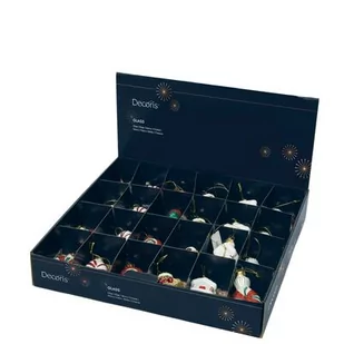 Bombka szklana kształt mix 6 rodzajów - Bombki - miniaturka - grafika 1