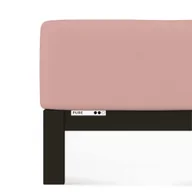 Prześcieradła - Prześcieradło Schlafgut Pure Standard 90x190-100x220 cm Purple Mid 154 - miniaturka - grafika 1