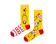 Skarpetki męskie - Gumowy kurczak - Skarpetki nie do pary - miniaturka - grafika 1