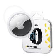 Akcesoria do smartwatchy - Wozinsky Watch Glass hybrydowe szkło do AirTag czarny - miniaturka - grafika 1