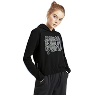 Bluzy damskie - Bluza damska Puma Feel It czarna sportowa z kapturem-M - miniaturka - grafika 1