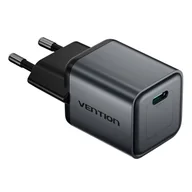 Ładowarki do telefonów - Ładowarka GaN Vention USB-C 20W (Szara) - miniaturka - grafika 1