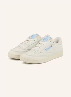 Sneakersy damskie - Reebok Sneakersy Club C 85 weiss - grafika 1