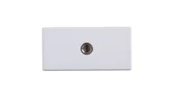 Gniazdka elektryczne - Kontakt Simon K123B/9 Płytka K45/2 gniazda mini-jack 22,5x45mm + wkład; zaciski - miniaturka - grafika 1