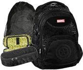 Zestawy szkolne - ZESTAW szkolny Plecak Młodzieżowy Marvel Avengers Captain America Tarcza - miniaturka - grafika 1