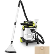 Odkurzacze przemysłowe - ulsonix Odkurzacz na mokro i sucho do dywanów i tapicerki - 1200 W - 20 l TURBOCLEAN XX PRO - miniaturka - grafika 1
