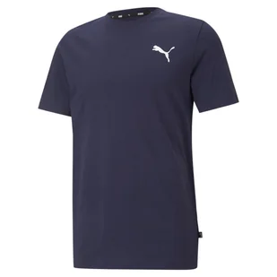 Koszulka męska Puma ESS Small Logo granatowa 58666876-M - Koszulki męskie - miniaturka - grafika 1