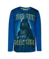 Odzież taktyczna i umundurowanie - Koszulka dziecięca z długim rękawem Darth Vader LEGO WEAR Star Wars - miniaturka - grafika 1