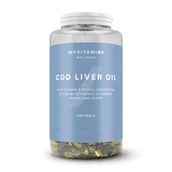 Witaminy i minerały dla sportowców - Myvitamins Cod Liver Oil (CEE) - 90Kapsułki - miniaturka - grafika 1