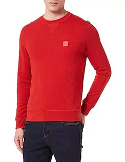 Bluzy męskie - BOSS Męska bluza Westart, Bright Red624, XXXL, Bright Red624, 3XL - grafika 1