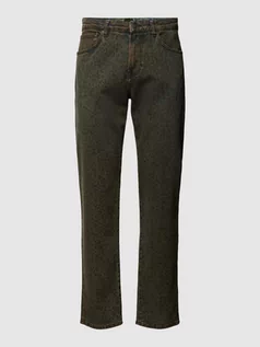 Spodnie męskie - Jeansy o kroju regular fit ze zwierzęcym nadrukiem model ‘Maine’ - grafika 1