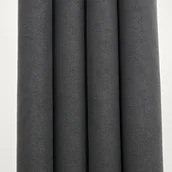 Zasłony - Zasłona 140 x 260 cm ciemnoszara - miniaturka - grafika 1