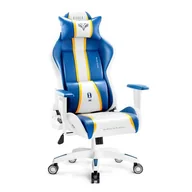 Fotele gamingowe - Diablo X-One 2.0 King Size biało-niebieski - miniaturka - grafika 1