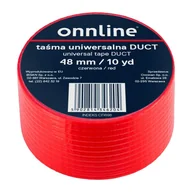 Taśmy izolacyjne i naprawcze - Taśma ONNLINE do otulin DUCT 48mm/10YD czerwona - miniaturka - grafika 1