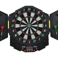 Place zabaw - Profesjonalny Elektroniczny Zestaw do Gry w Rzutki z Ekranem LED, 27 Gier i 216 Wariantów dla 1-8 Graczy, Cyfrowa Tarcza do Rzutek - miniaturka - grafika 1